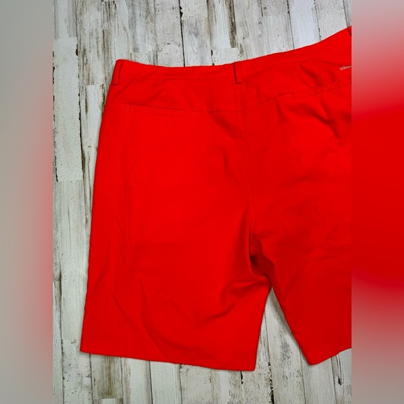 Adidas Golf Shorts Mens 40 Orange Performance Flat Front Casual - Picture 9 of 9